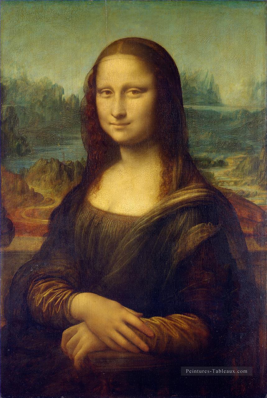 La Joconde Léonard de Vinci après la restauration Peintures à l'huile